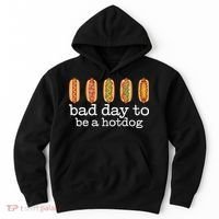 Hot Dog Bad Day To Be A Hotdog Hoodie thumb 0