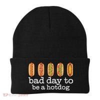 Hot Dog Bad Day To Be A Hotdog Beanie thumb 0