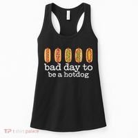 Hot Dog Bad Day To Be A Hotdog Women's Tank Top thumb 0