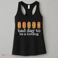 Hot Dog Bad Day To Be A Hotdog Women's Tank Top thumb 3