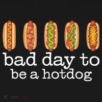 Hot Dog Bad Day To Be A Hotdog Baby Bodysuit thumb 2