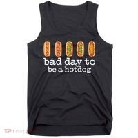 Hot Dog Bad Day To Be A Hotdog Tank Top thumb 0