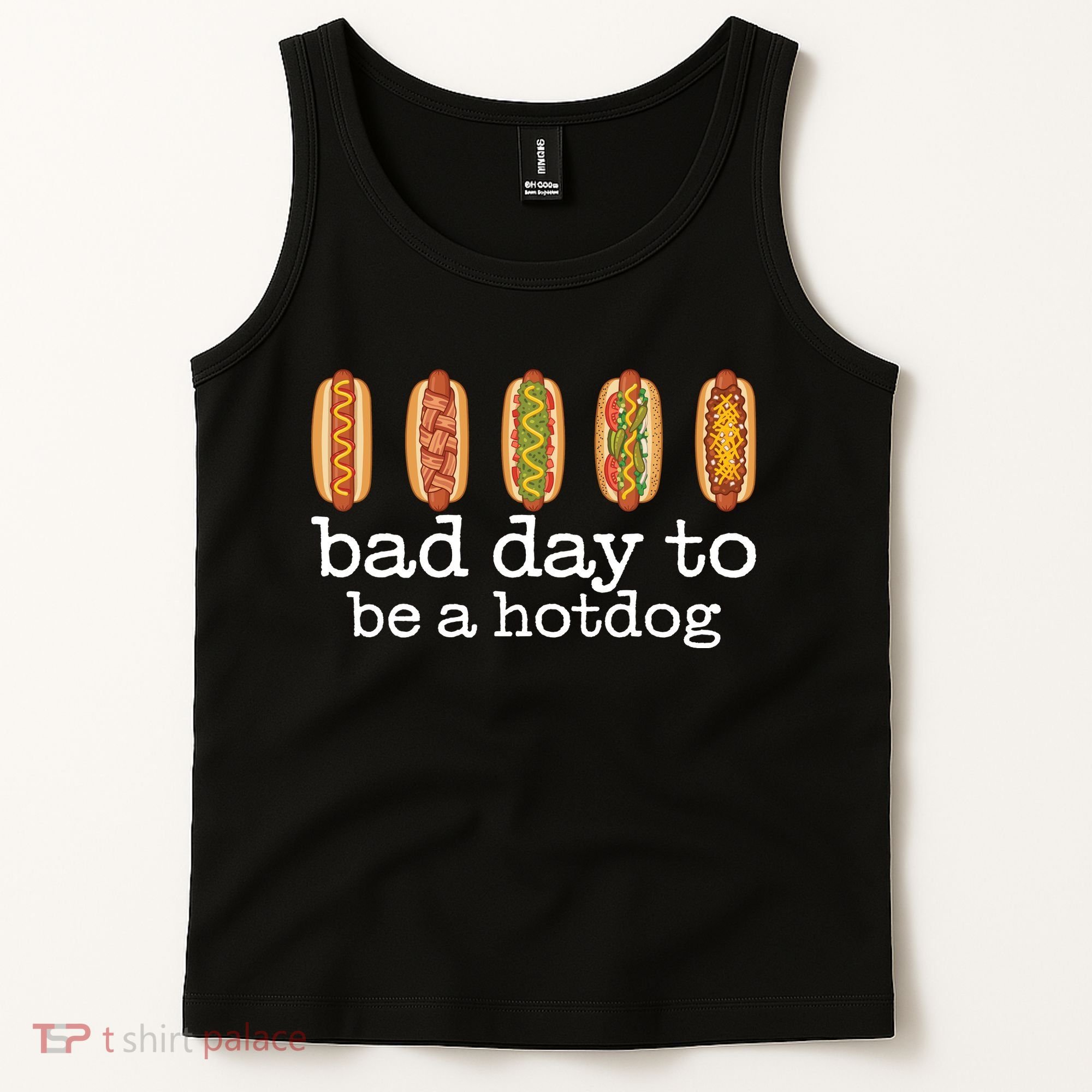 Hot Dog Bad Day To Be A Hotdog Tank Top