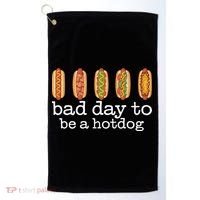 Hot Dog Bad Day To Be A Hotdog Golf Towel thumb 0