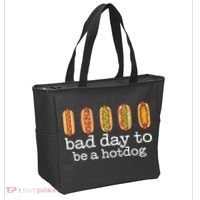 Hot Dog Bad Day To Be A Hotdog Tote Bag thumb 2