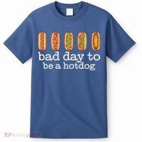 Hot Dog Bad Day To Be A Hotdog T-Shirt thumb 0