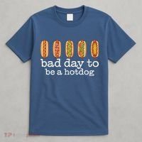 Hot Dog Bad Day To Be A Hotdog T-Shirt thumb 4