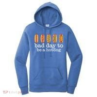 Hot Dog Bad Day To Be A Hotdog Women's Hoodie thumb 0