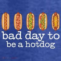 Hot Dog Bad Day To Be A Hotdog Women's Hoodie thumb 2