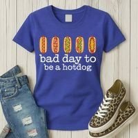 Hot Dog Bad Day To Be A Hotdog Women's T-Shirt thumb 3