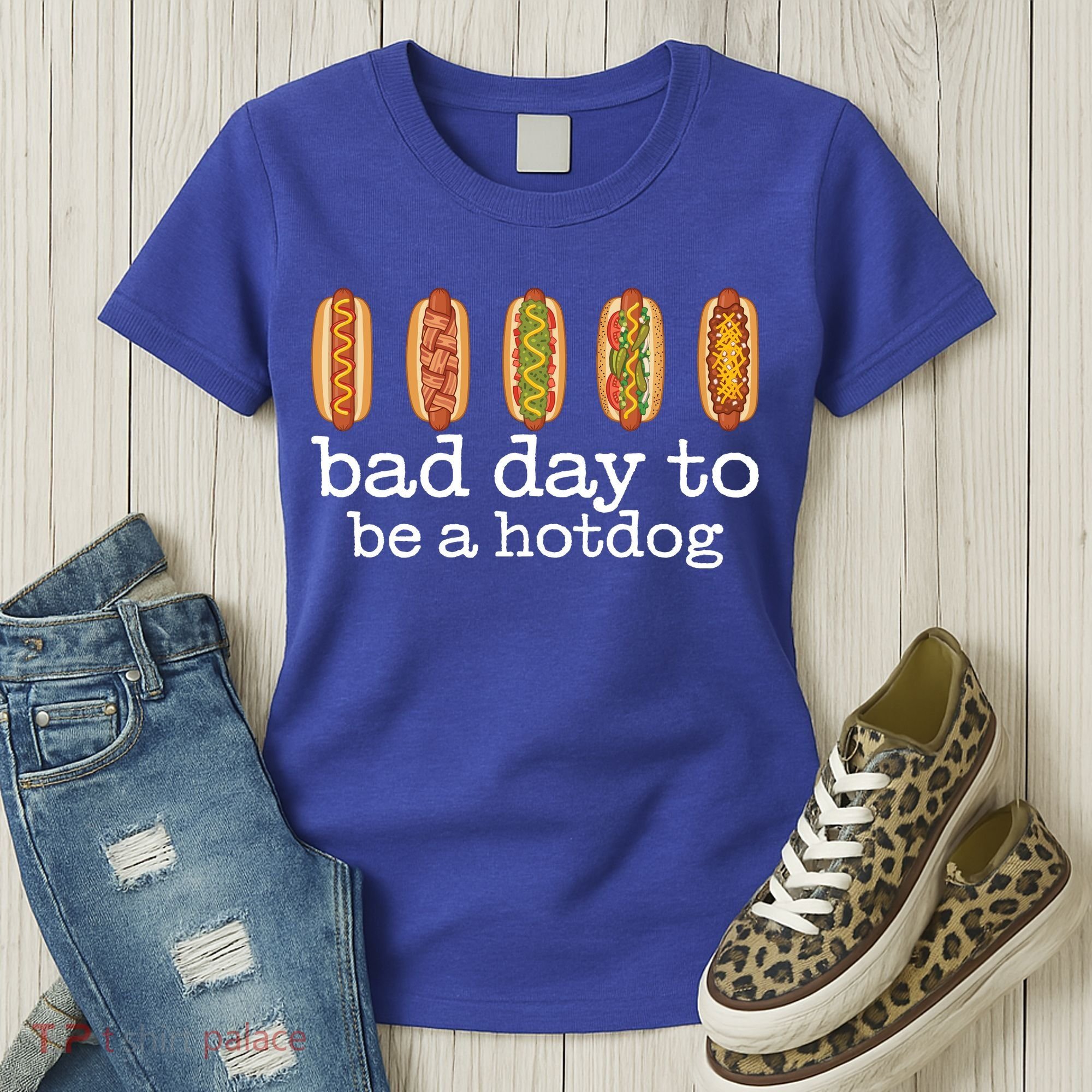 Hot Dog Bad Day To Be A Hotdog Women's T-Shirt