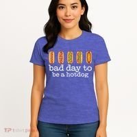 Hot Dog Bad Day To Be A Hotdog Women's T-Shirt thumb 4
