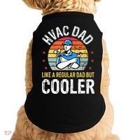 HVAC Dad But Cooler Funny HVAC Technician Father Doggie Tank thumb 0