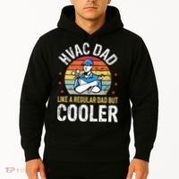 HVAC Dad But Cooler Funny HVAC Technician Father Hoodie thumb 2
