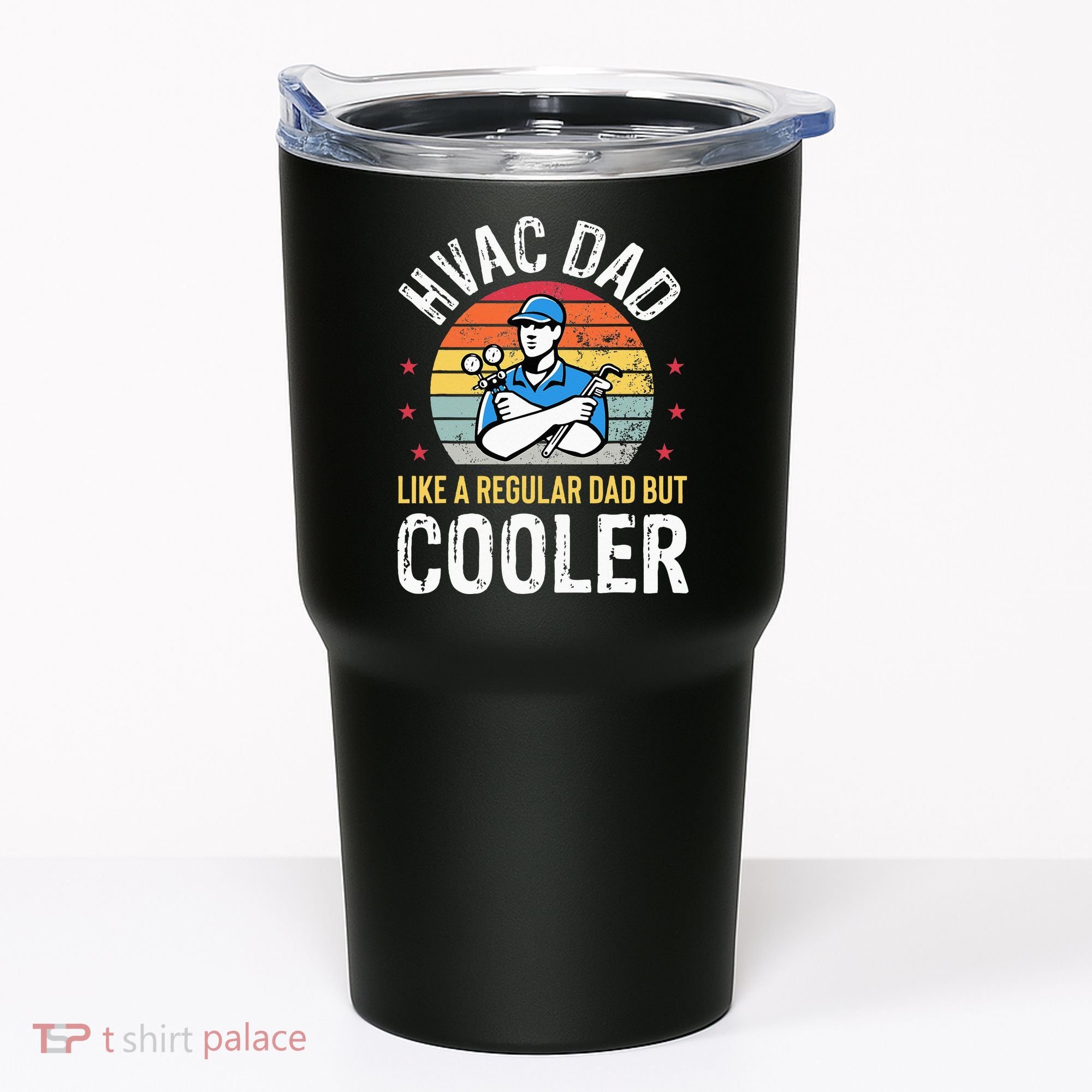 HVAC Dad But Cooler Funny HVAC Technician Father Tumbler