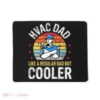 HVAC Dad But Cooler Funny HVAC Technician Father Mousepad thumb 0