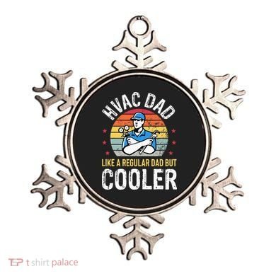HVAC Dad But Cooler Funny HVAC Technician Father Ornament