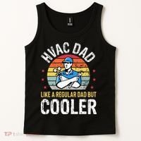 HVAC Dad But Cooler Funny HVAC Technician Father Tank Top thumb 2