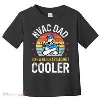 HVAC Dad But Cooler Funny HVAC Technician Father Toddler T-Shirt thumb 0