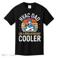 HVAC Dad But Cooler Funny HVAC Technician Father Kids T-Shirt thumb 0