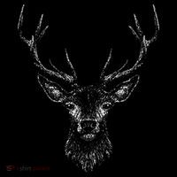 Hand Drawn Buck Deer Style Antlers Mousepad thumb 1