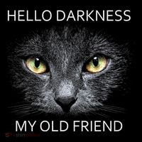 Hello Darkness Black Cat My Old Friend Coaster thumb 2
