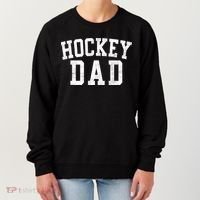 Hockey Dad Classic Bold Font FatherS Day Daddy Women's Sweatshirt thumb 0