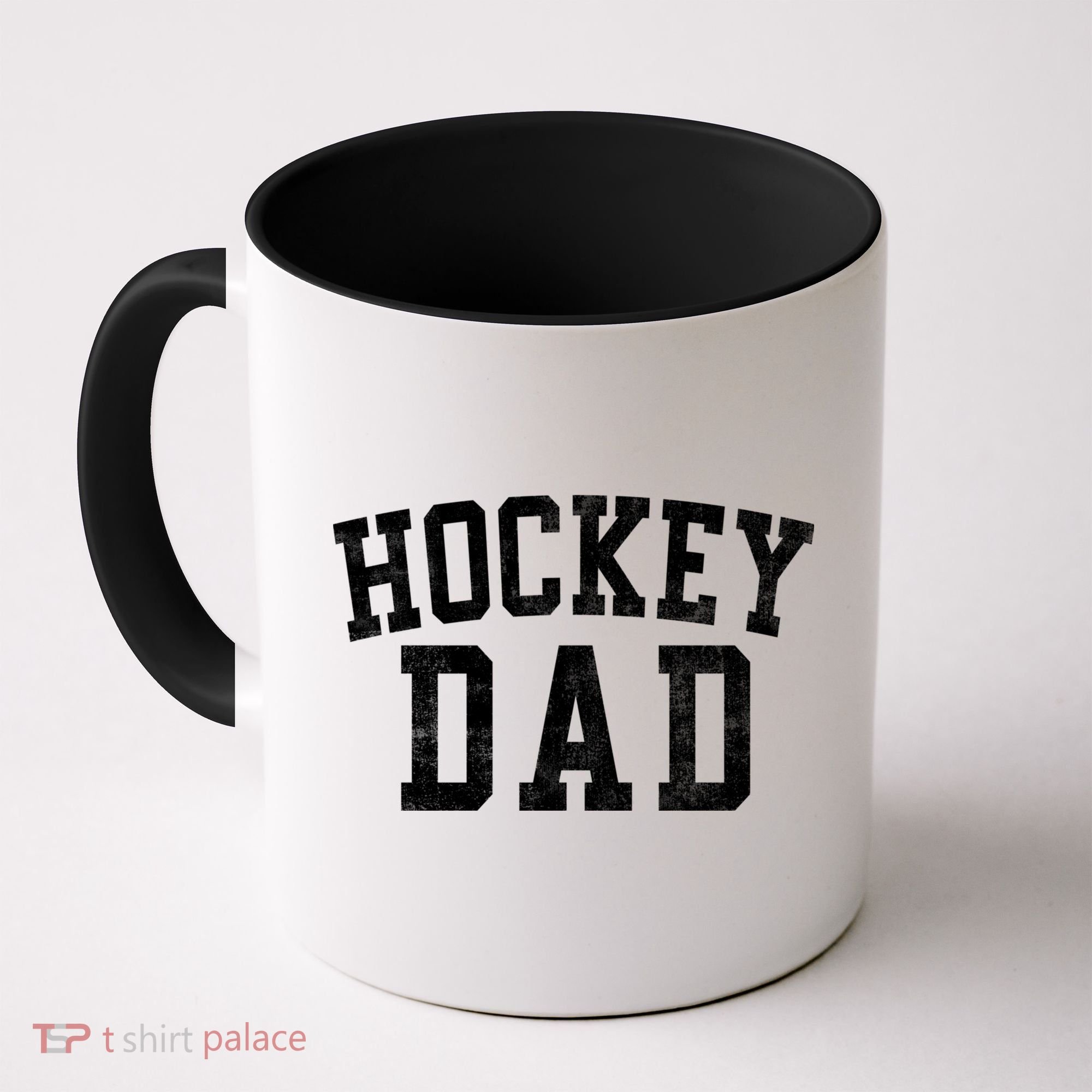 Hockey Dad Classic Bold Font FatherS Day Daddy Coffee Mug