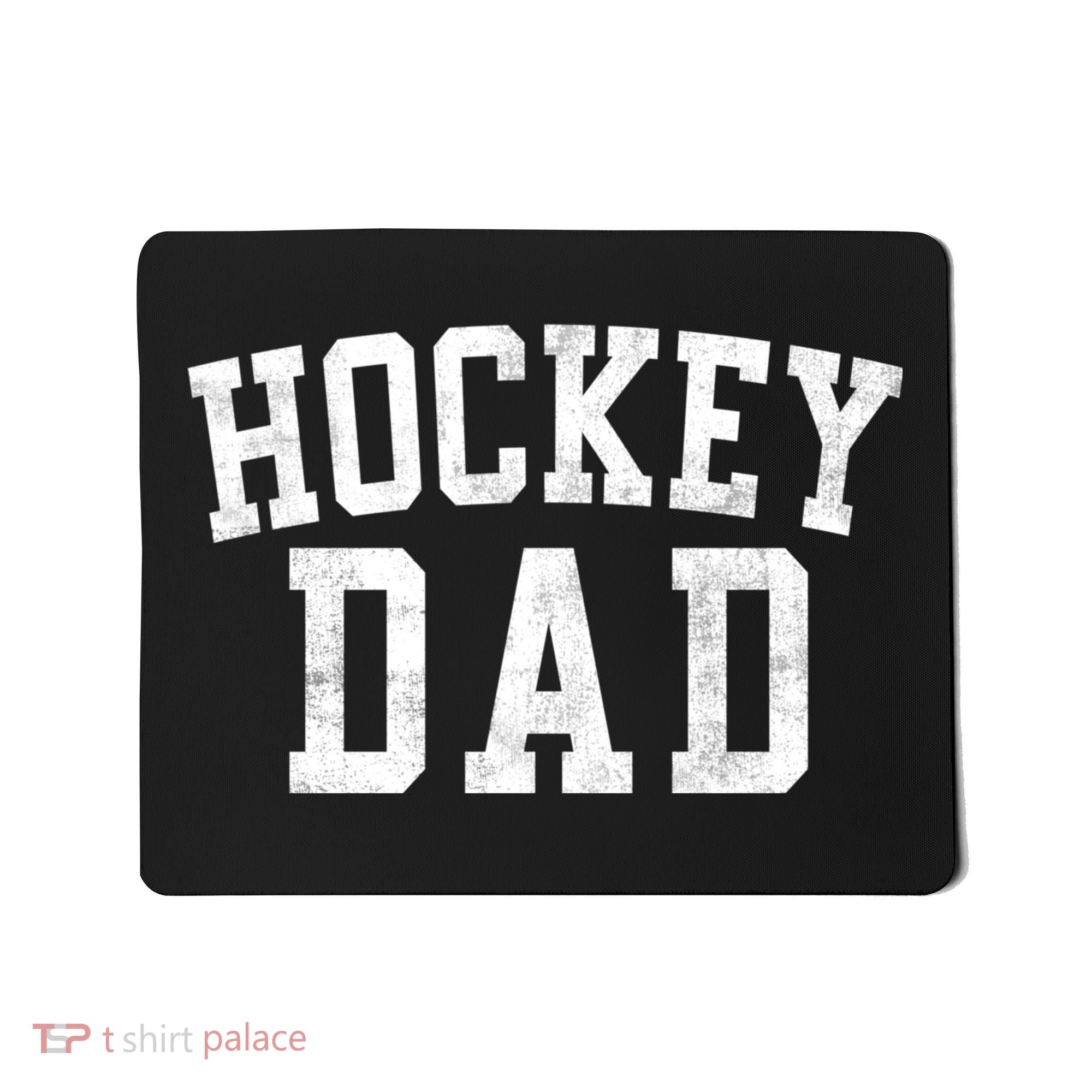 Hockey Dad Classic Bold Font FatherS Day Daddy Mousepad
