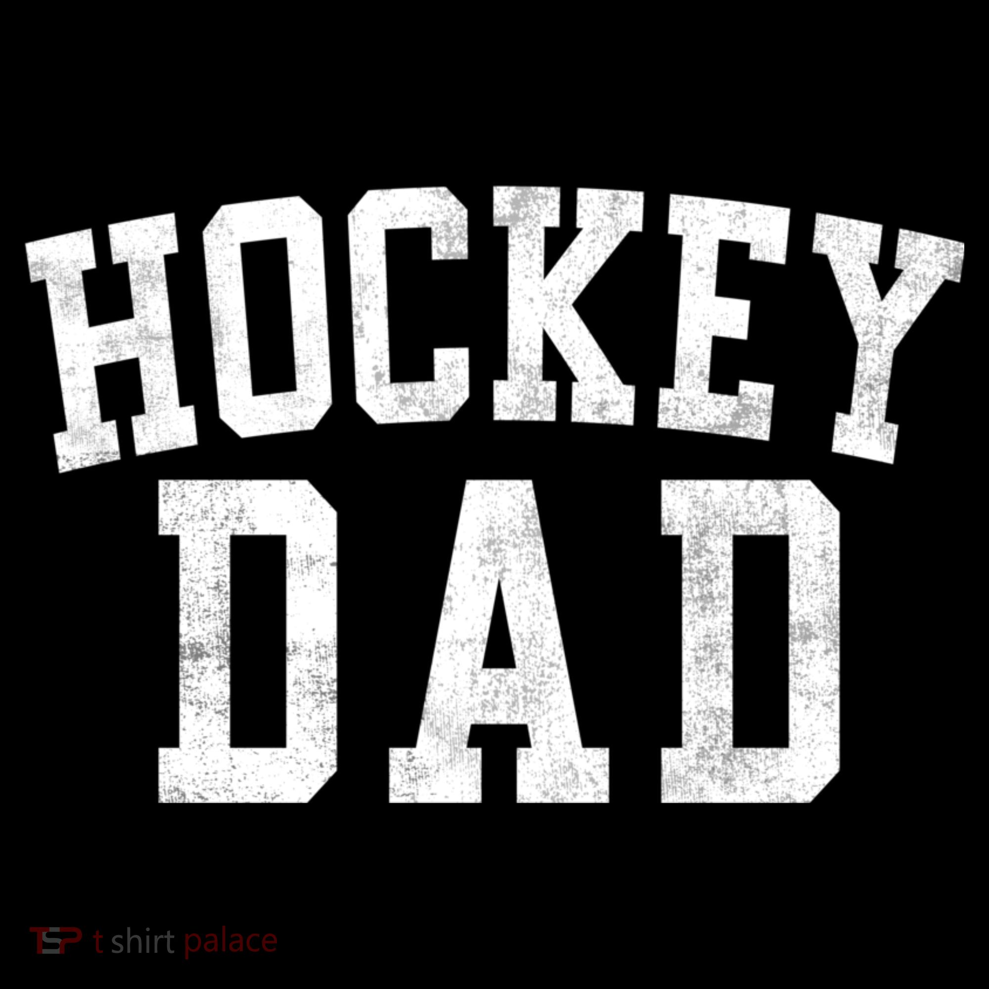 Hockey Dad Classic Bold Font FatherS Day Daddy Baby Bodysuit