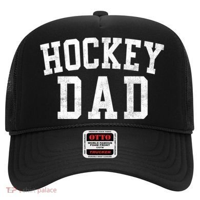 Hockey Dad Classic Bold Font FatherS Day Daddy Hat