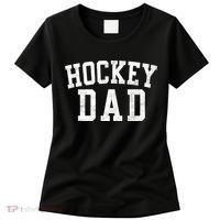 Hockey Dad Classic Bold Font FatherS Day Daddy Women's T-Shirt thumb 0