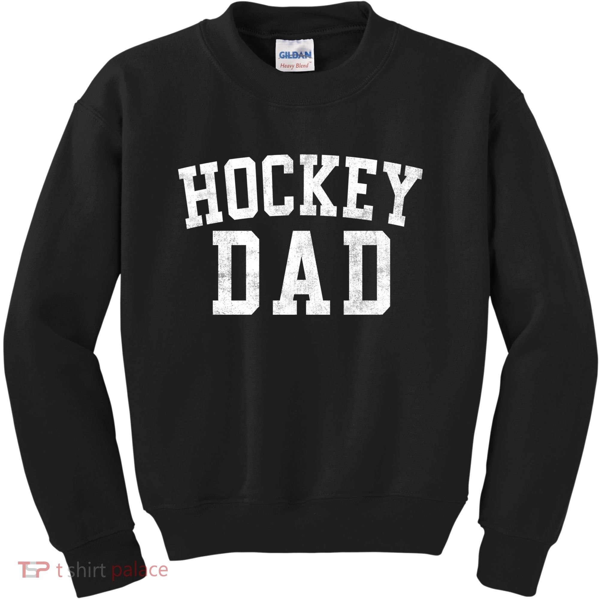 Hockey Dad Classic Bold Font FatherS Day Daddy Kids Sweatshirt