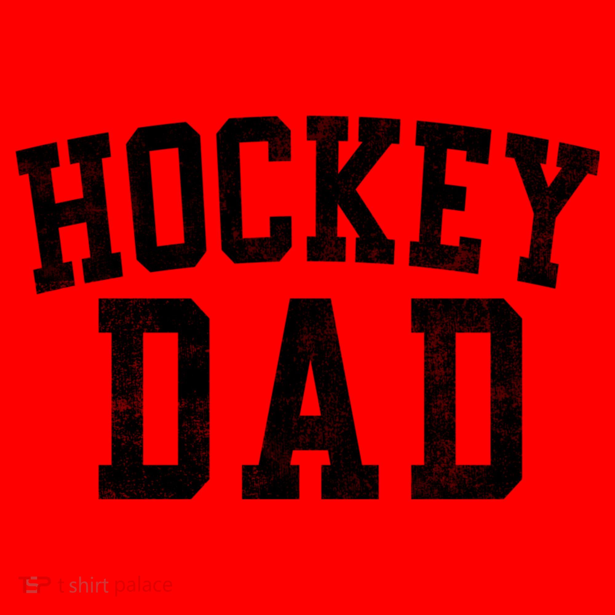 Hockey Dad Classic Bold Font FatherS Day Daddy Santa Hat