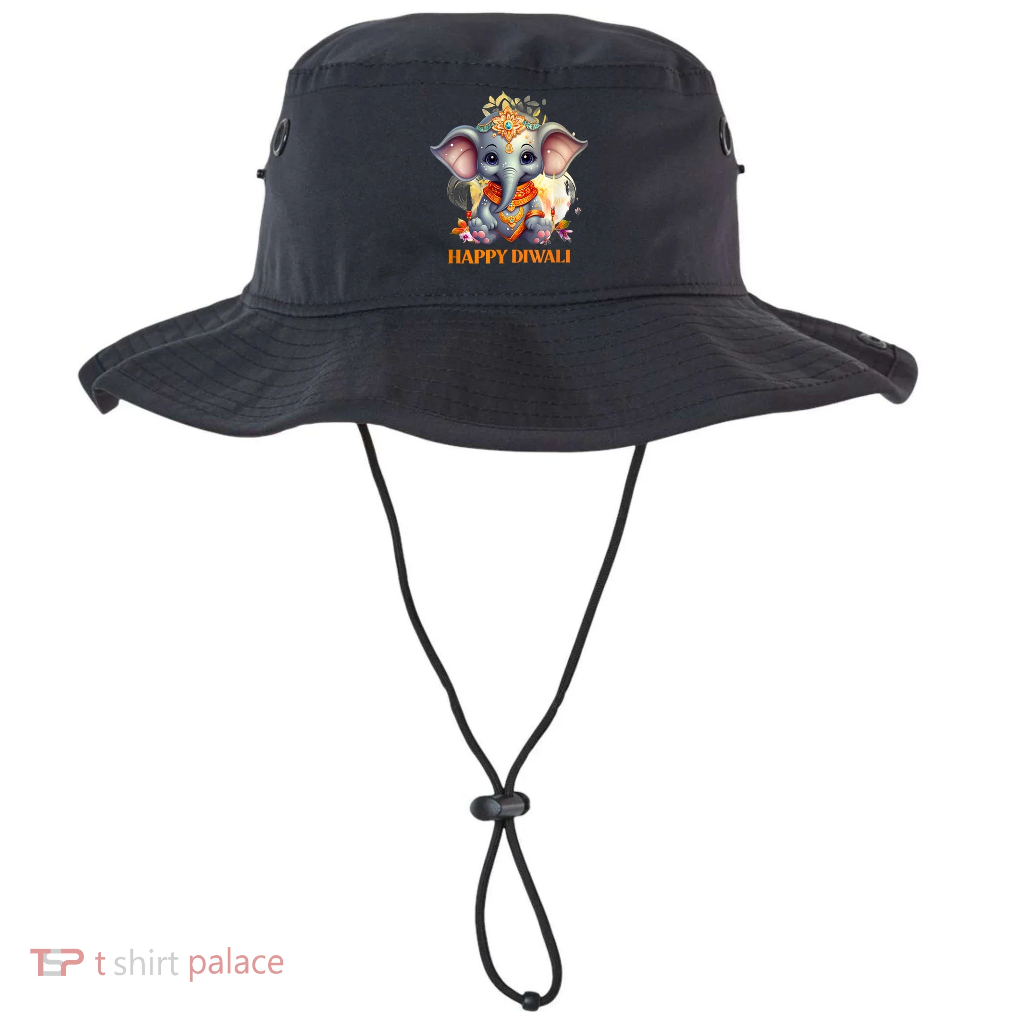 Happy Diwali Cute Elephant Bucket Hat