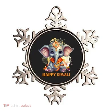 Happy Diwali Cute Elephant Ornament