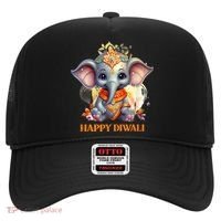 Happy Diwali Cute Elephant Hat thumb 0