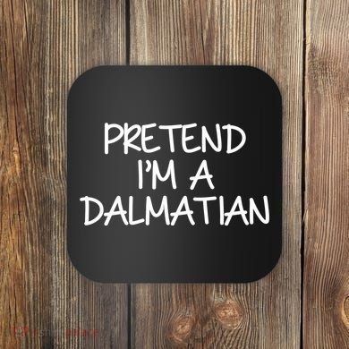Halloween Dalmatian Costume Coaster