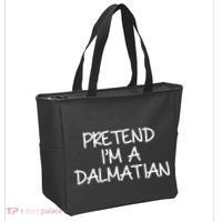Halloween Dalmatian Costume Tote Bag thumb 2