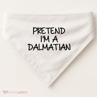 Halloween Dalmatian Costume USA-Made Doggie Bandana thumb 0