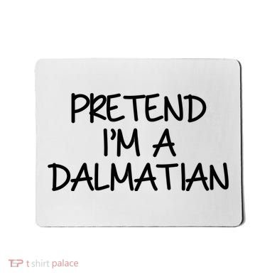 Halloween Dalmatian Costume Mousepad