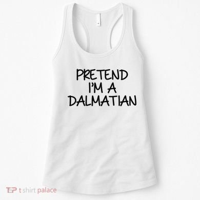 Halloween Dalmatian Costume Women's Tank Top