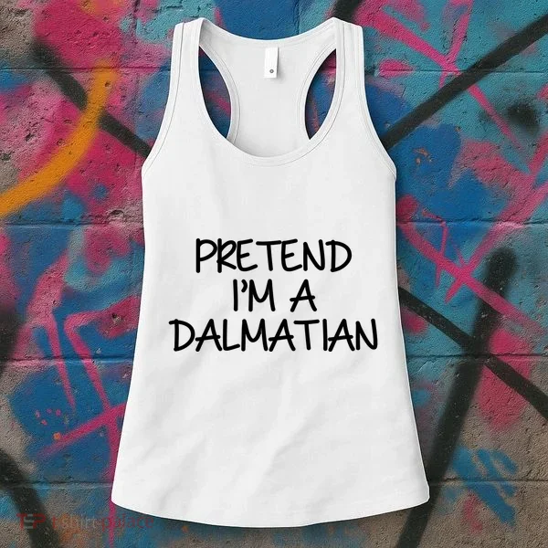 Halloween Dalmatian Costume Women's Tank Top