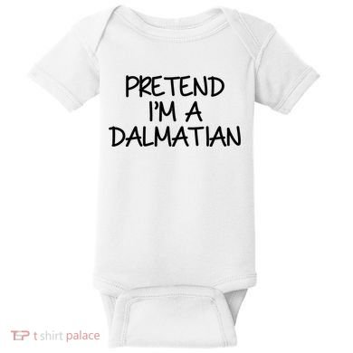 Halloween Dalmatian Costume Baby Bodysuit