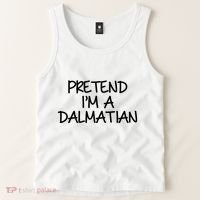 Halloween Dalmatian Costume Tank Top thumb 2