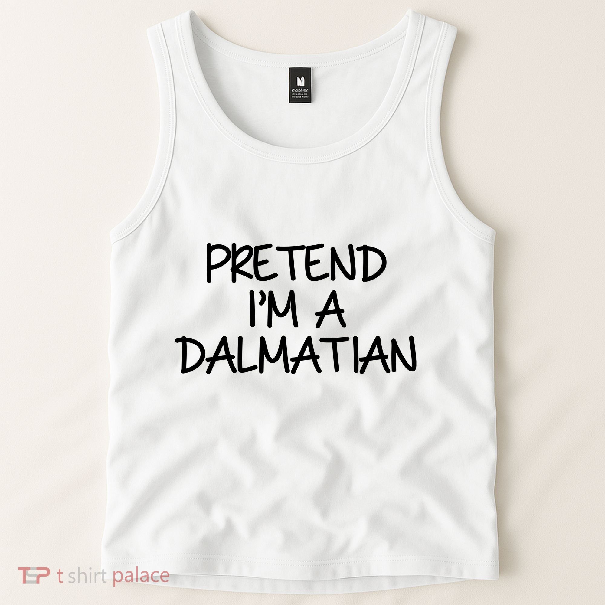 Halloween Dalmatian Costume Tank Top