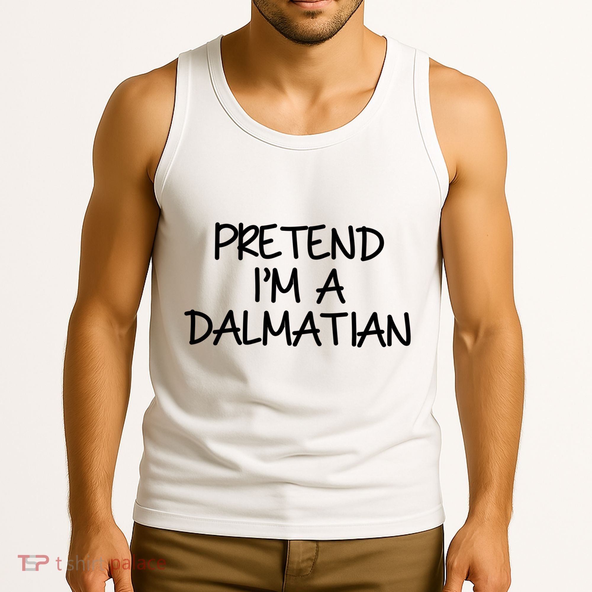 Halloween Dalmatian Costume Tank Top