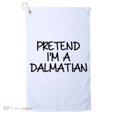 Halloween Dalmatian Costume Golf Towel