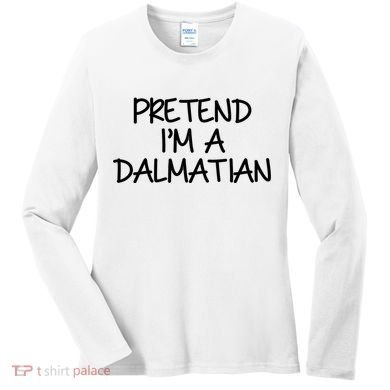Halloween Dalmatian Costume Women's Long Sleeve Shirt