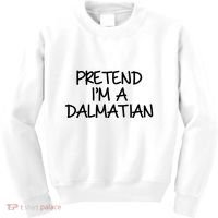 Halloween Dalmatian Costume Kids Sweatshirt thumb 0